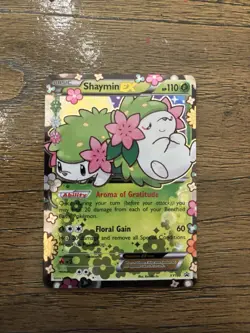 Pokemon TCG Shaymin EX XY148 Holo Black Star Promo Card #XY148 - Image 1