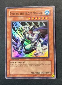 Yugioh Mobius the Frost Monarch SOD-EN022 Super Rare 1st Edition - Image 1
