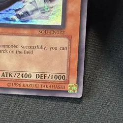 Yugioh Mobius the Frost Monarch SOD-EN022 Super Rare 1st Edition - Image 3