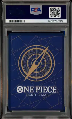 2025 One Piece OP14 Japanese #119 Dracule Mihawak Manga Alternate Art PSA 10 - Image 2