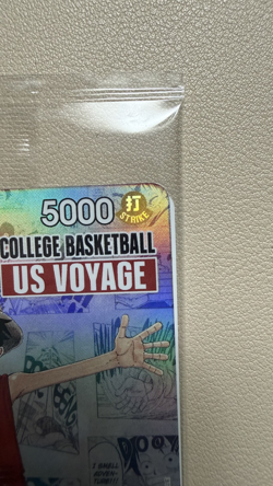 One Piece TCG Luffy P-055 College Basketball US Voyage Promo SEALED (UH Game) - Image 4