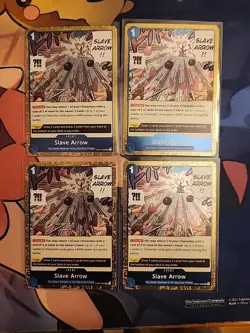 Slave Arrow Pirate Foil Playset OP07-056 x4 PRB02 Reprint One Piece TCG English - Image 1