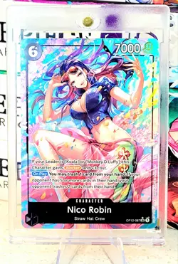 One Piece CCG Nico Robin OP12-087 SR Legacy of the Master English Edition - Image 4