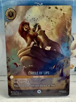 2025 Disney Lorcana- Fabled (EN9) - Circle Of Life Enchanted 225/204 - Image 1