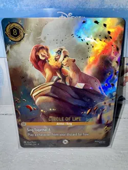 2025 Disney Lorcana- Fabled (EN9) - Circle Of Life Enchanted 225/204 - Image 3