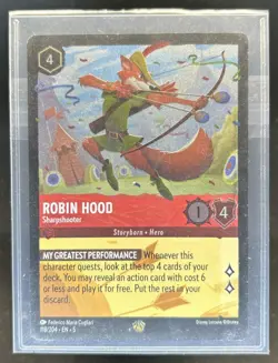 2024 Disney Lorcana TCG: Shimmering Skies Robin Hood - Sharpshooter Foil #118 - Image 1
