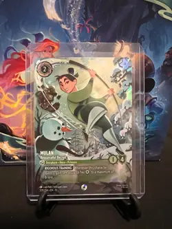 Disney Lorcana Winterspell Mulan Enchanted Resourceful Recruit 229/204 NM/Mint - Image 1