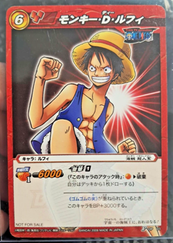 Monkey D. Luffy Miracle Battle ONE PIECE JUMP FEST TOURNAMENT WINNER CARD - Image 1