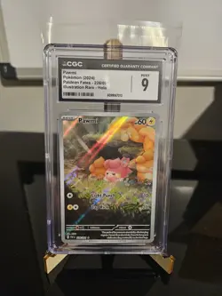 Pawmi CGC 9 Paldean Fates Illustration Rare Graded Pokemon Card 226/091 - Image 1