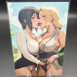 Shizune & Tsunade Anime Waifu Card Doujin ACG Goddess Holo - Image 1