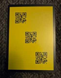 2025 Disney Lorcana Discard Error QR Code Card Whispers In the Well - Image 1