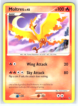 Moltres 36/147 Supreme Victors NM/LP Pokemon Card - Image 1
