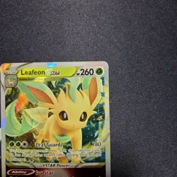 Pokemon TCG Leafeon VSTAR Crown Zenith Ultra Rare Card 14/159 NM Condition - Image 2