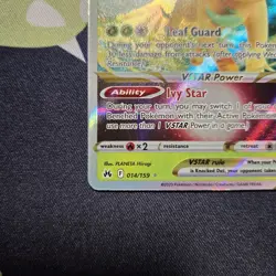 Pokemon TCG Leafeon VSTAR Crown Zenith Ultra Rare Card 14/159 NM Condition - Image 4