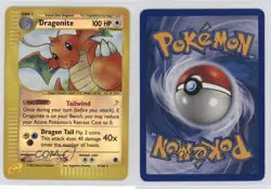 Dragonite Reverse Foil Pokemon e-Card Series Expedition #9 2002 - Image 3