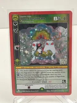 MetaZoo x Dim Mak Fresno Nightcrawlers Holo Rare Promo Card Limited Edition SR - Image 1