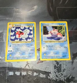 Seaking 37 & Goldeen 45 Neo Revelation 2-Card Lot Regular Pokemon Vintage - Image 1
