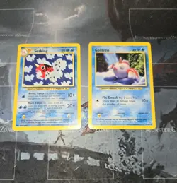 Seaking 37 & Goldeen 45 Neo Revelation 2-Card Lot Regular Pokemon Vintage - Image 2