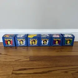 Pokemon 23k Burger King Gold Plated Trading Card Set Blue Box Lot Of 6 - Image 4