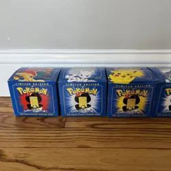 Pokemon 23k Burger King Gold Plated Trading Card Set Blue Box Lot Of 6 - Image 5
