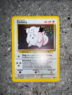 Pokemon TCG Cards Clefairy 5/102 Base Set Holo Rare - Image 4