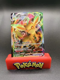 Pokemon TCG Leafeon VMAX Holo Ultra Rare Card Evolving Skies 008/203 NM - Image 1