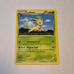 Leafeon 7/111 XY - Furious Fists Rare Stage 1 Regular 90HP Pokemon TCG Card - Image 1