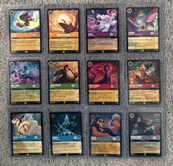 Disney Lorcana Fabled Complete Non-Foil Set 204/204 With Puzzle Cards - Image 1