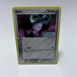 Aron 44/100 Reverse Holo Pokemon Card TCG - EX Crystal Guardians - 50 HP Common - Image 1