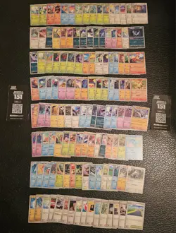 Pokemon Japanese 151 Sv2a All Non-Holo Cards. 128 Card Lot - Image 1