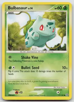 Bulbasaur 77/132 Secret Wonders Common Pokemon TCG Card - Image 1