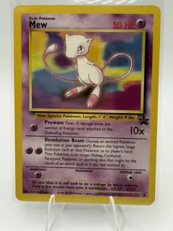 Pokemon Mew 50 HP Promo Regular Card Wotc Promo 08/53 English - Image 1