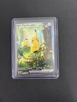 Pokemon Pikachu EX 276/217 ASC Holo Rare 200 HP Lightning Card English - Image 1
