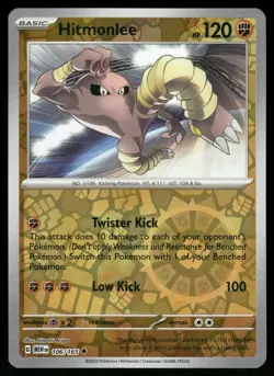 Hitmonlee 106/165 - S&V 151 - Reverse Holo Uncommon - Pokemon TCG Card NM - Image 1