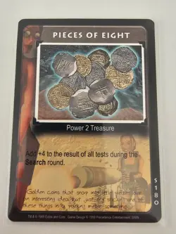 Tomb Raider CCG S180 - Pieces of Eight - Slippery When Wet Rare Card - Image 1
