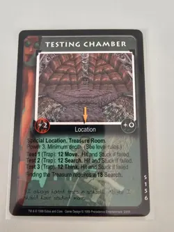 Tomb Raider CCG S156 - Testing Chamber - Slippery When Wet Rare Card - Image 1