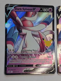 2x LOT - Dark Sylveon v SWSH134 2021 25th Anniversary Celebrations Promo Card - Image 5