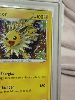 2021 Pokemon Jolteon TCG SWSH094 Holo Card Black Star Promo PSA 9 swirl ✨🌀✨ - Image 5