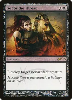 MTG - Go for the Throat (PRM-FNM) FOIL - Image 1