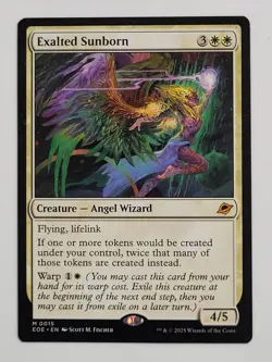 2025 Magic The Gathering Edge Of Eternities Mythic EXALTED SUNBORN #0015 Mint - Image 1