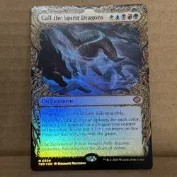 Call the Spirit Dragons Showcase Foil Tarkir: Dragonstorm NM MTG - Image 1