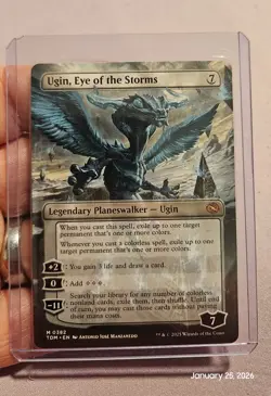 🔥 MTG - UGIN, Eye of the Storms - Borderless Tarkir Dragonstorm Mythic #382 🔥 - Image 2