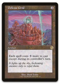 Defense Grid #13 (NM) Brothers' War BRR Magic MTG - Image 1