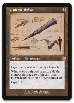 Quietus Spike (Schematic) #109 (NM) Brothers' War BRR Magic MTG - Image 1