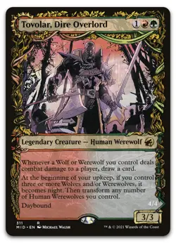 Tovolar, Dire Overlord (Showcase) #311 (NM) Midnight Hunt MID Magic MTG - Image 1