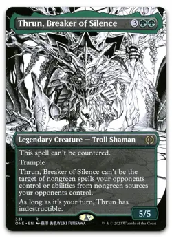 Thrun, Breaker of Silence (Borderless) #331 NM Phyrexia All Will Be One - Image 1