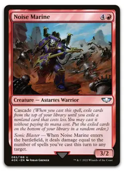 Noise Marine #82 (NM) Warhammer 40,000 40K Magic MTG - Image 1