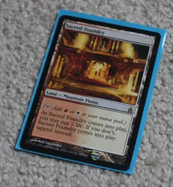 MTG Magic the Gathering Sacred Foundry (280/306) Ravnica City of Guilds NM - Image 1