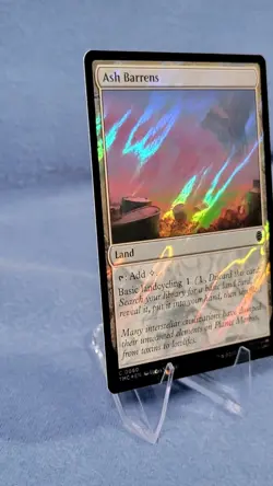 Ash Barrens (Surge Foil) NM - FOIL - C Commander: TMNT 060 - MTG - Image 3