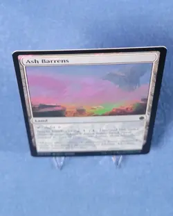 Ash Barrens (Surge Foil) NM - FOIL - C Commander: TMNT 060 - MTG - Image 4